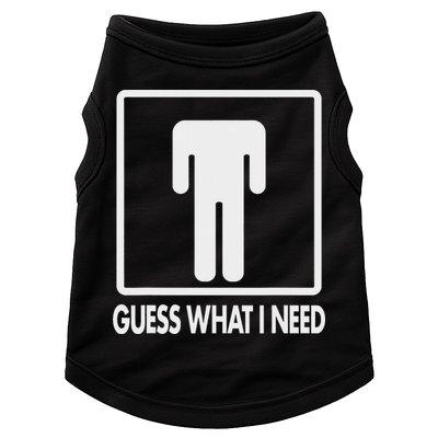 Funny Head Headless Man Frame Icon Guess What I Need Doggie Tank