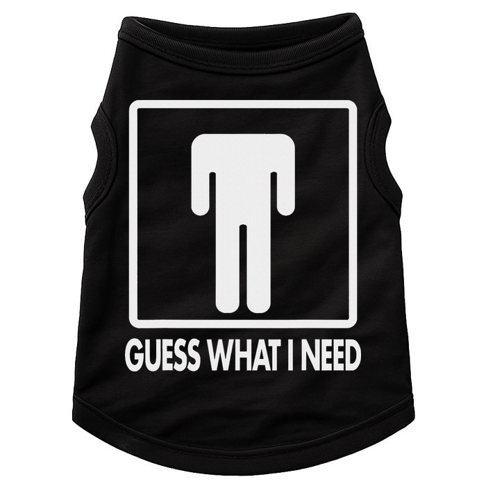 Funny Head Headless Man Frame Icon Guess What I Need Doggie Tank