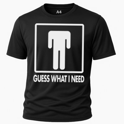Funny Head Headless Man Frame Icon Guess What I Need Performance Shirt