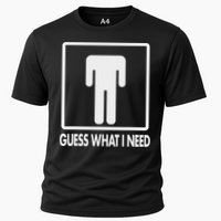 Funny Head Headless Man Frame Icon Guess What I Need Performance Shirt