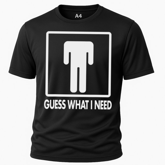 Funny Head Headless Man Frame Icon Guess What I Need Performance Shirt