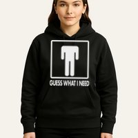 Funny Head Headless Man Frame Icon Guess What I Need Hoodie