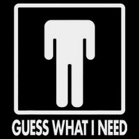 Funny Head Headless Man Frame Icon Guess What I Need T-Shirt