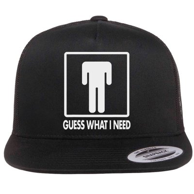 Funny Head Headless Man Frame Icon Guess What I Need Flatbill Hat