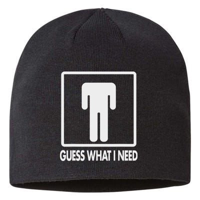 Funny Head Headless Man Frame Icon Guess What I Need Sustainable Beanie