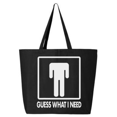 Funny Head Headless Man Frame Icon Guess What I Need 25L Jumbo Tote