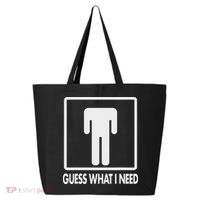 Funny Head Headless Man Frame Icon Guess What I Need 25L Jumbo Tote