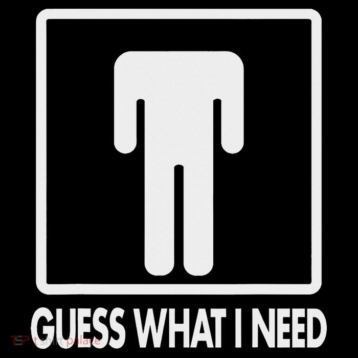Funny Head Headless Man Frame Icon Guess What I Need Baby Bodysuit