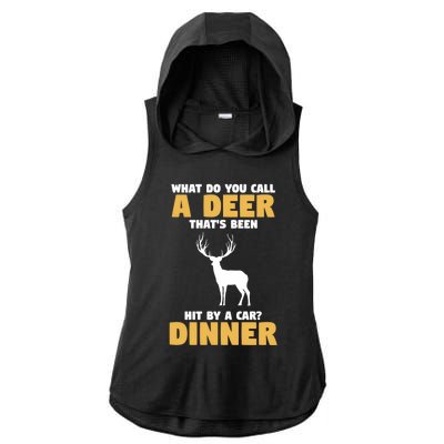 Funny Hunt Hunting Quote For A Buck Deer Hunter Cool Gift Ladies PosiCharge Tri-Blend Wicking Draft Hoodie Tank