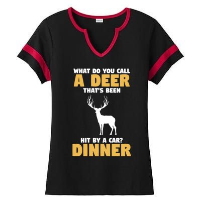 Funny Hunt Hunting Quote For A Buck Deer Hunter Cool Gift Ladies Halftime Notch Neck Tee