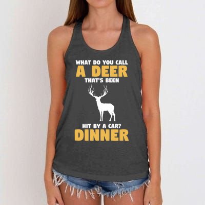 Funny Hunt Hunting Quote For A Buck Deer Hunter Cool Gift Women's Knotted Racerback Tank