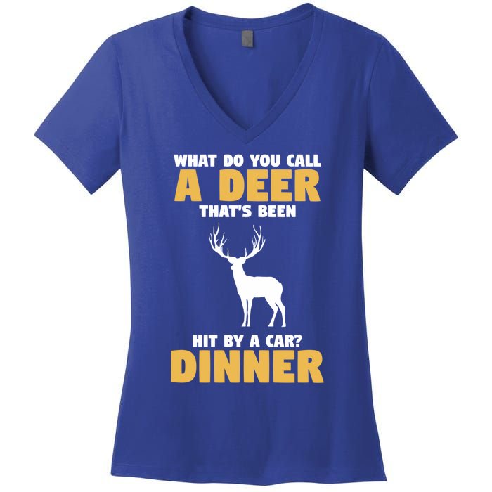 Funny Hunt Hunting Quote For A Buck Deer Hunter Cool Gift Women's V-Neck T-Shirt