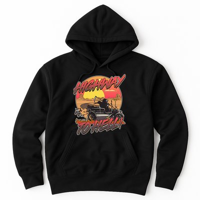 Funny Halloween Highway To Hell Grim Reaper Hoodie