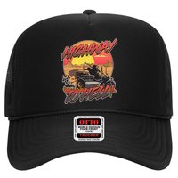 Funny Halloween Highway To Hell Grim Reaper Trucker Hat