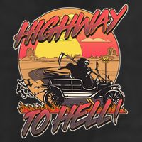 Funny Halloween Highway To Hell Grim Reaper Trucker Hat