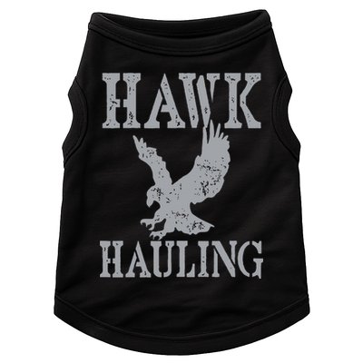 Funny Hawk Hauling Nerd Geek Top Doggie Tank
