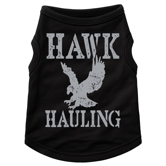 Funny Hawk Hauling Nerd Geek Top Doggie Tank