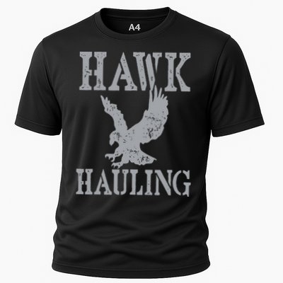 Funny Hawk Hauling Nerd Geek Top Cooling Performance Crew T-Shirt