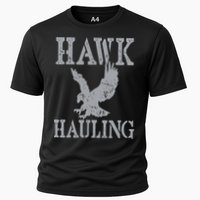 Funny Hawk Hauling Nerd Geek Top Performance Shirt