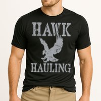 Funny Hawk Hauling Nerd Geek Top Performance Shirt