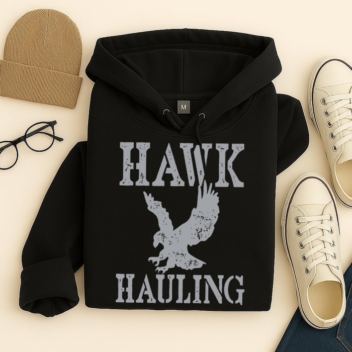 Funny Hawk Hauling Nerd Geek Top Hoodie