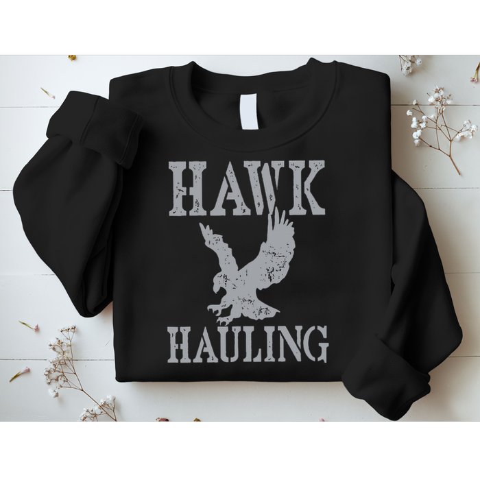 Funny Hawk Hauling Nerd Geek Top Sweatshirt