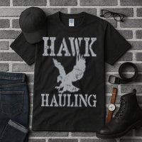 Funny Hawk Hauling Nerd Geek Top Tall T-Shirt