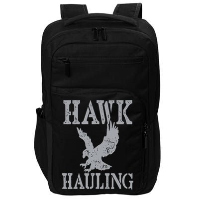 Funny Hawk Hauling Nerd Geek Top Impact Tech Backpack