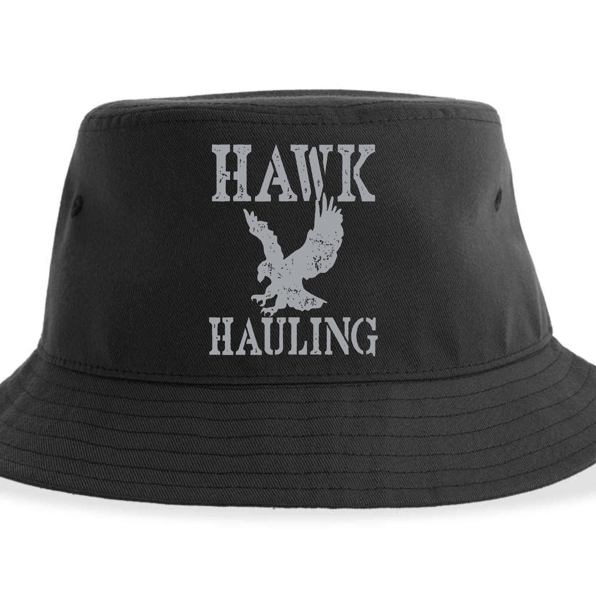 Funny Hawk Hauling Nerd Geek Top Sustainable Bucket Hat