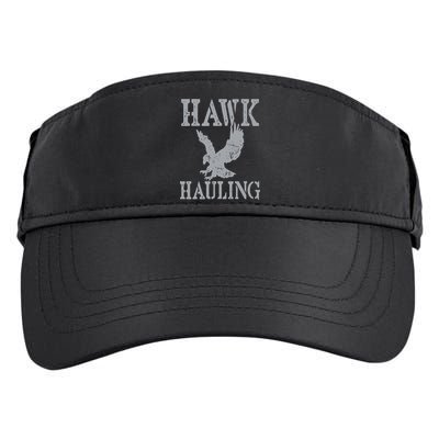 Funny Hawk Hauling Nerd Geek Top Adult Drive Performance Visor