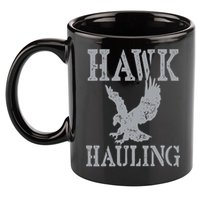 Funny Hawk Hauling Nerd Geek Top 11oz C Handle Ceramic Mug