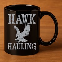 Funny Hawk Hauling Nerd Geek Top 11oz C Handle Ceramic Mug