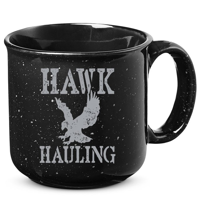 Funny Hawk Hauling Nerd Geek Top 15oz Campfire Ceramic Mug