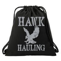 Funny Hawk Hauling Nerd Geek Top Drawstring Bag