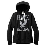 Funny Hawk Hauling Nerd Geek Top Women's Fleece Hoodie