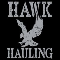 Funny Hawk Hauling Nerd Geek Top Flat Bill Trucker Hat