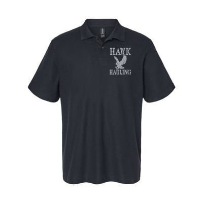 Funny Hawk Hauling Nerd Geek Top Polo