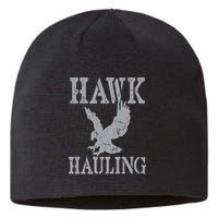 Funny Hawk Hauling Nerd Geek Top Sustainable Beanie