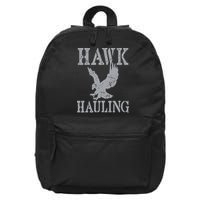 Funny Hawk Hauling Nerd Geek Top 16 in Basic Backpack