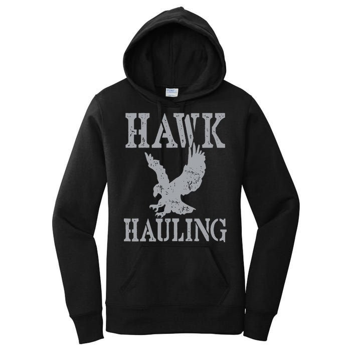 Funny Hawk Hauling Nerd Geek Top Women's Pullover Hoodie