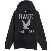 Funny Hawk Hauling Nerd Geek Top Premium Pullover Hoodie