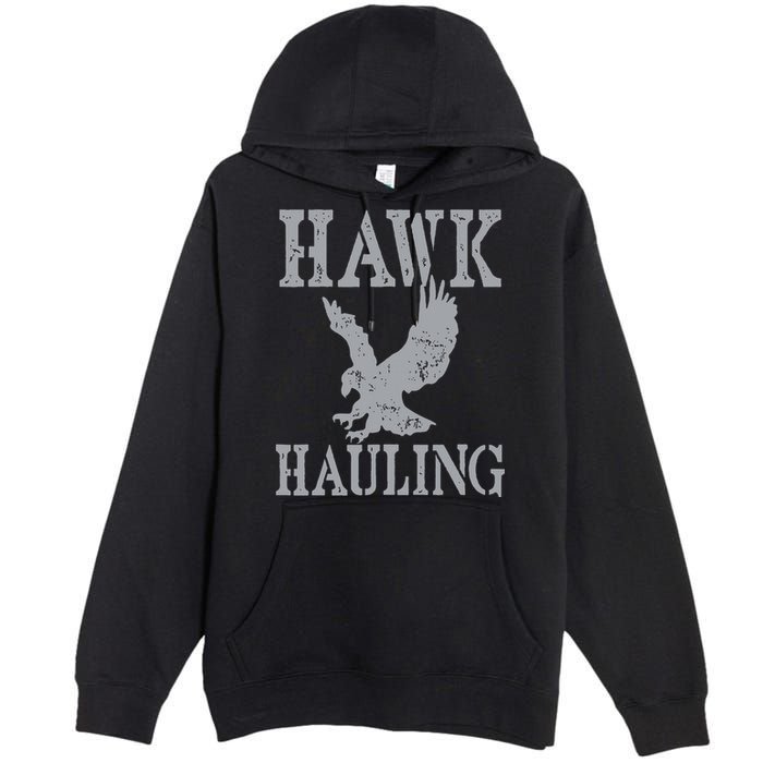 Funny Hawk Hauling Nerd Geek Top Premium Pullover Hoodie