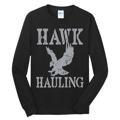 Funny Hawk Hauling Nerd Geek Top Tall Long Sleeve T-Shirt