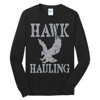 Funny Hawk Hauling Nerd Geek Top Tall Long Sleeve T-Shirt