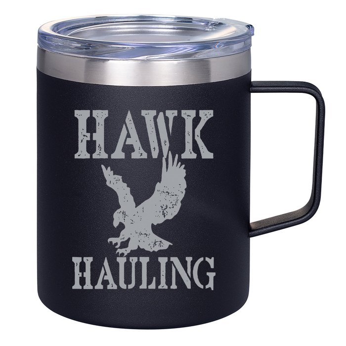 Funny Hawk Hauling Nerd Geek Top 12oz Stainless Steel Coffee Mug