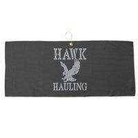 Funny Hawk Hauling Nerd Geek Top Large Microfiber Waffle Golf Towel