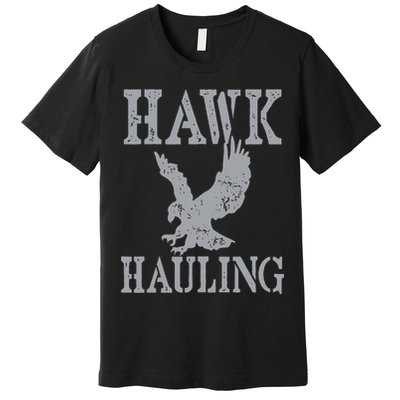Funny Hawk Hauling Nerd Geek Top Premium T-Shirt