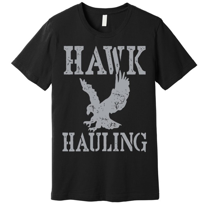 Funny Hawk Hauling Nerd Geek Top Premium T-Shirt
