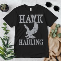 Funny Hawk Hauling Nerd Geek Top Premium T-Shirt