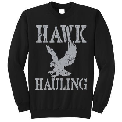 Funny Hawk Hauling Nerd Geek Top Tall Sweatshirt